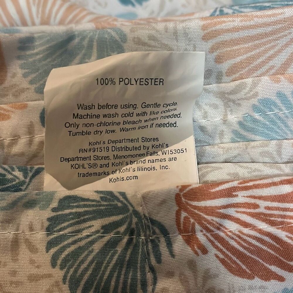 Seashell Print Twin Sheet Set - Picture 4 of 4